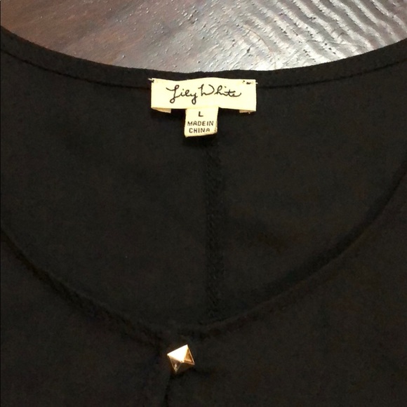 Black chiffon cami - Picture 5 of 5